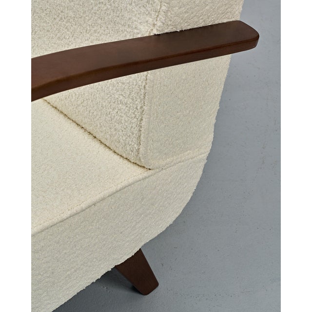 Bouclé Armchairs by Jindřich Halabala, 1930s, Set of 2 For Sale - Image 15 of 17