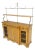 Regency Gallery Etagere Top Light Burl Walnut Sideboard Credenza c1920s MINT! For Sale