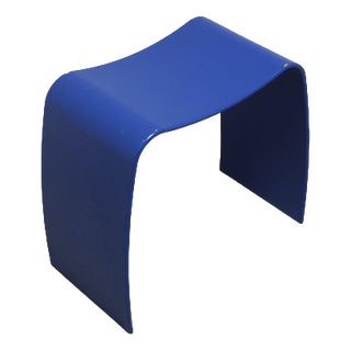 Blue M Stool by Jørgen Møller for Askman, 1990s For Sale