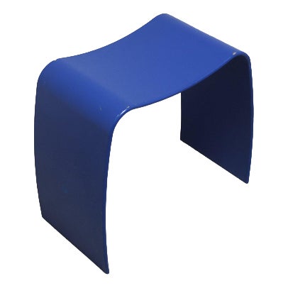 Blue M Stool by Jørgen Møller for Askman, 1990s For Sale