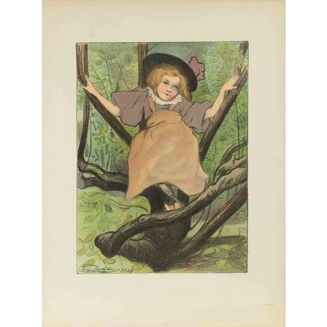 Eugène Delâtre, Kacia, Lithograph, 1898 For Sale - Image 4 of 4