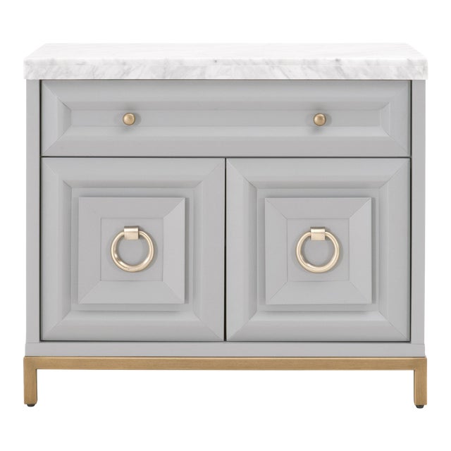 Azure Carrera Media Chest, Dove Gray For Sale
