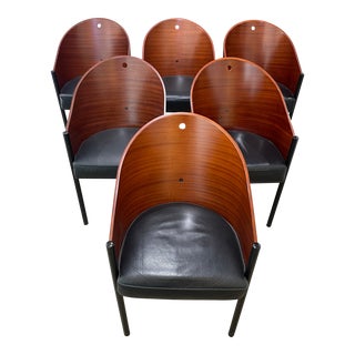 Set of 6 Philippe Starck Costes Chairs For Sale