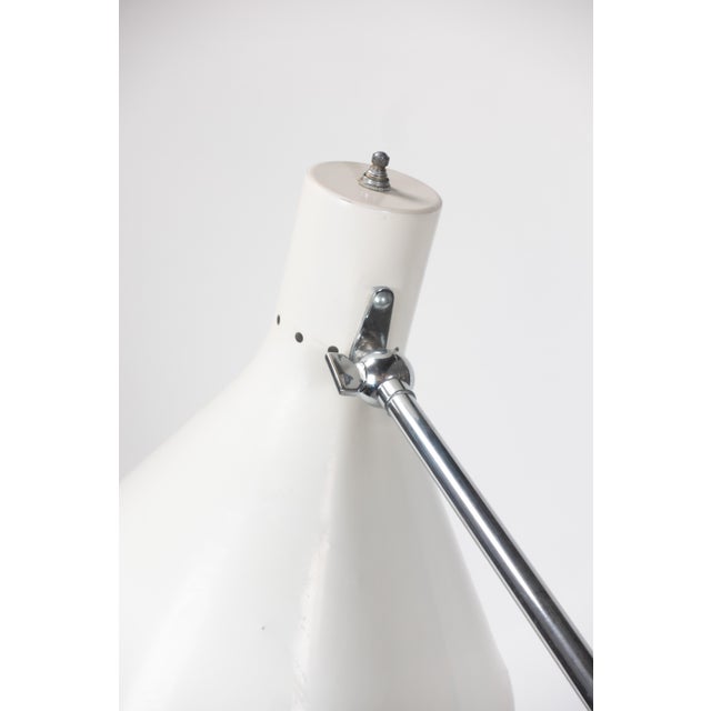 Metal 1950s Italian Single Arm Floor Lamp by Angelo Lelii for Arredoluce For Sale - Image 7 of 12