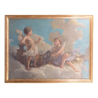 Jose Denis Belgrano, Agriculture and Industry, Oil on Canvas For Sale