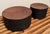 Black John Eric Byers Hand Carved Cylinder Solid Walnut Concave Bowl Sculptures, a Pair For Sale - Image 8 of 8
