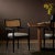 Four Hands Britt Dining Armchair, Black For Sale - Image 4 of 12