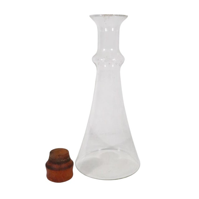 Mid 20th Century Mid Century Danish Modern Wine Carafe Designed by Gunner Cyren for Dansk Made in Denmark C 1970's For Sale - Image 5 of 6