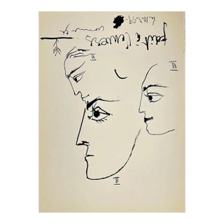 Pablo Picasso “Fait À L’Envers” Lithograph From Toros Y Toreros, 1961 For Sale