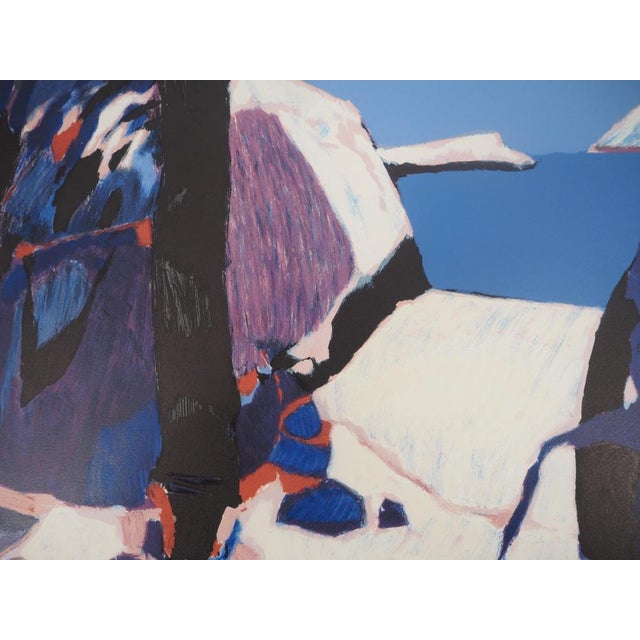 Modern Gabriel Godard, Bord de mer, Lithograph For Sale - Image 3 of 9