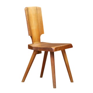 S28 Dining Chair in Elm from Pierre Chapo, France, 1972 For Sale