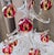 Vintage 20" Italian Hand-Blown Soffieria Parise Vetro Glass Christmas Tree With Red & Gold Ornaments For Sale - Image 4 of 9