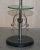 Mid-Century Modern Atomic Space Age Chrome Glass & Marble Side End Lamp Table For Sale - Image 4 of 17