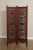 High Quality Vintage Foliate Carved Two-Panel Dressing or Privacy Screen
