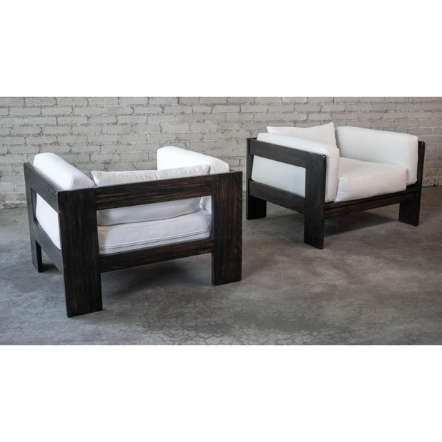 Vintage Attributed to Tobia Scarpa for Knoll 'Bastiano' Attributed Chairs - A Pair For Sale - Image 17 of 18