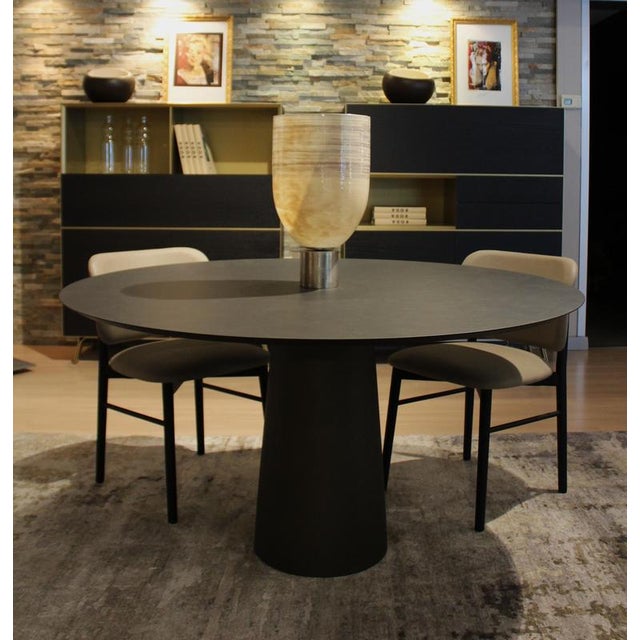 Not Yet Made - Made To Order Bronze Fungo 1600 Round Table with Concrete Frame by Disain1971 For Sale - Image 5 of 6