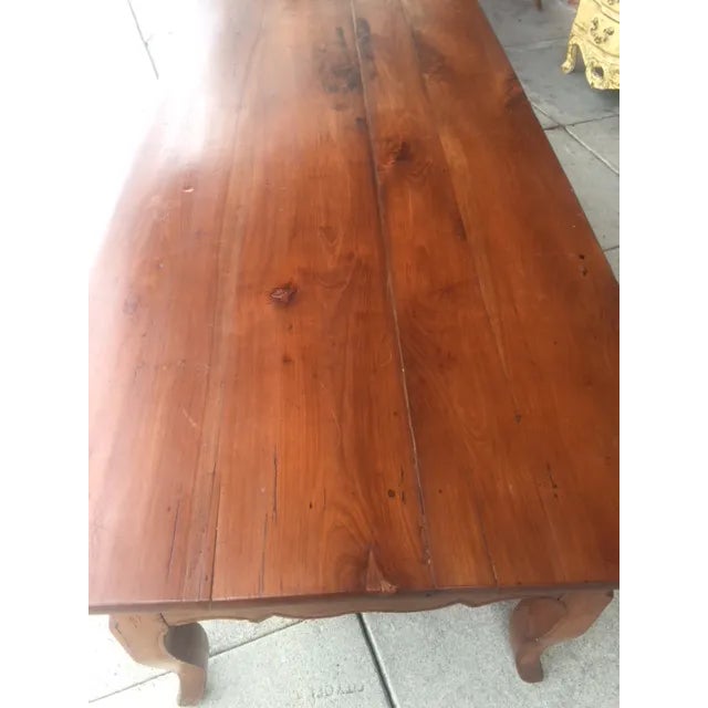 Brown 19th Century French 3 Drawer Writing Table/Sofa Table For Sale - Image 8 of 12