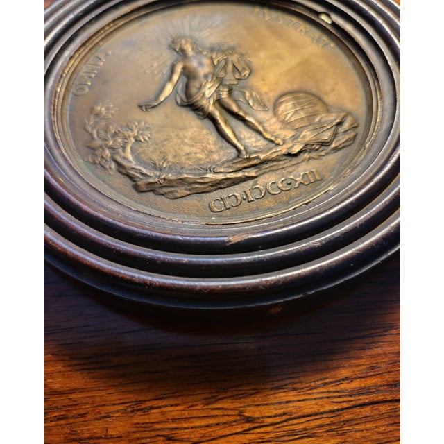 Grand Tour Ebonized Framed Bronze Relief Plaque of Count Lorenzo Magalotti, 19th Century For Sale - Image 10 of 16