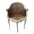 18th Century French Caned Corner Chair or Chaise De Bureau For Sale