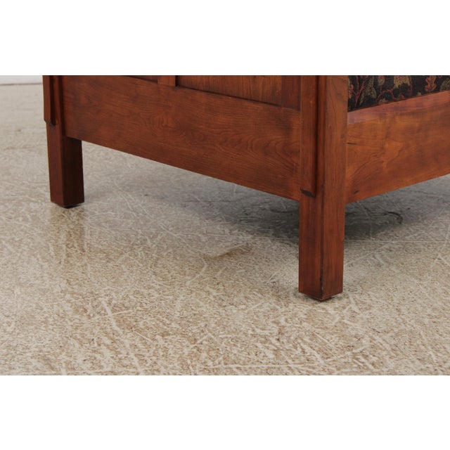Stickley Mission Style Cherry Cube Prairie Chair For Sale - Image 9 of 18