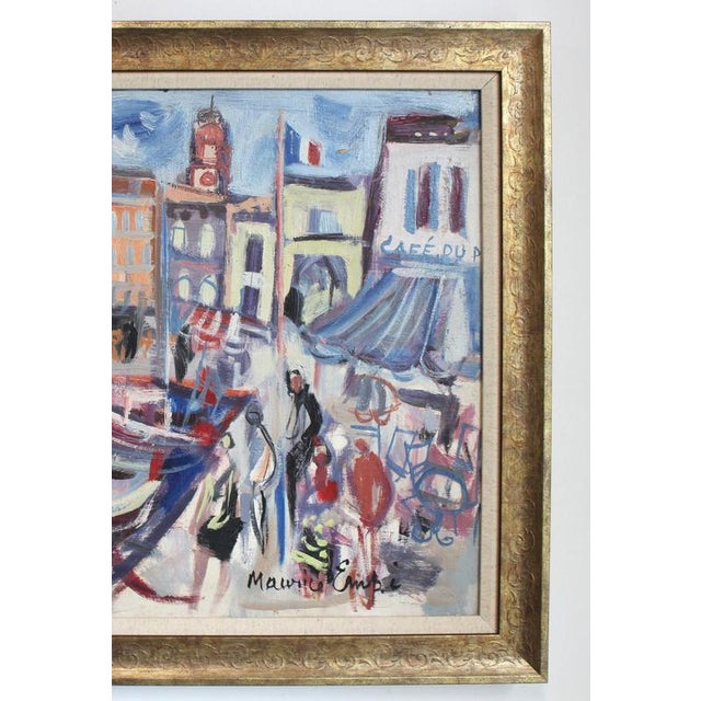 Maurice Empi, Saint Tropez, 1970s, Oil Painting on Canvas, Framed For Sale - Image 4 of 18