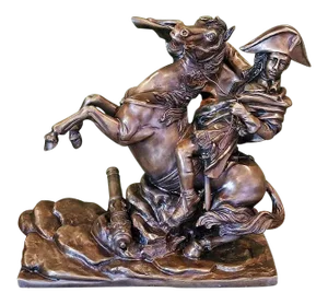 19c Bronze Sculpture of Napoleon Crossing the Alps