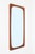 Mid-Century Modern Mid-Century Danish Teak Wall Mirror, 1960s For Sale - Image 3 of 6