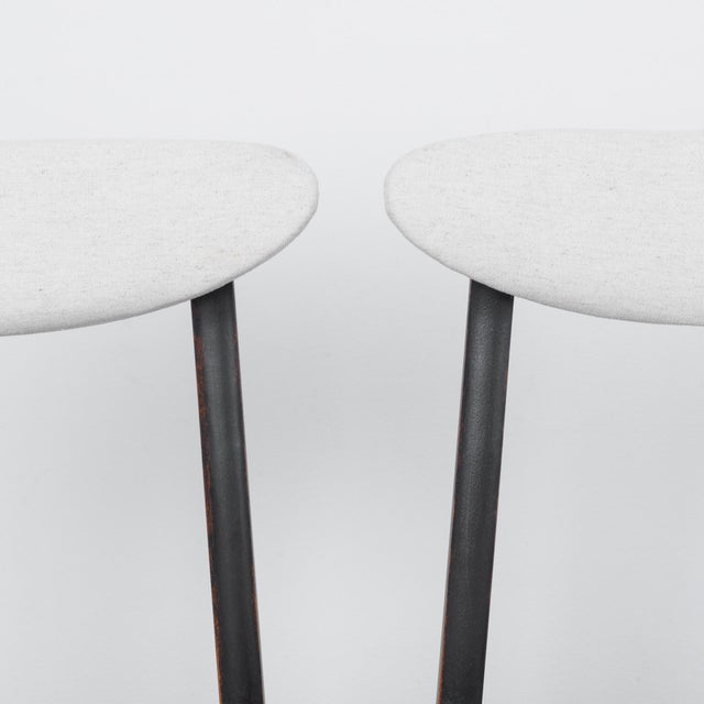 Mid-Century Modern Upholstered Dining Chairs- Set of 6 For Sale - Image 9 of 12