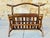Wood Vintage Bamboo Rattan Magazine Rack, 1970s For Sale - Image 7 of 16
