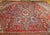 Vintage Persian Heriz Rug, Hand-Knotted Wool, Geometric Medallion Pattern, Red & Navy, 10x13 For Sale - Image 9 of 11