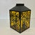 Metal 1980s Vintage Boho Chic Americana Halloween Spider Web Tole Lantern Candleholder. For Sale - Image 7 of 11