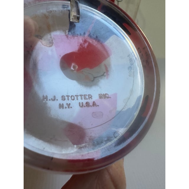1950s Mid-Century Modern h.j.stotter Acrilic "Barbecue Chef" Six Tumblers With Matching Pitcher - 7 pcs For Sale - Image 10 of 18