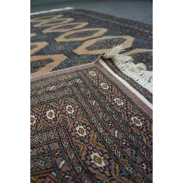 Vintage Area Rug with Tassels For Sale - Image 3 of 6