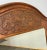 Antique French Mirror with Oak Carved Frame For Sale - Image 3 of 10
