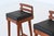 Vintage Bar Stools in Teak and Leather by Erik Buck for Dyrlund, 1960, Set of 3 For Sale - Image 9 of 18