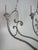 Iron Chandelier With Distressed Whitewash Finish by Miamar Home For Sale - Image 11 of 12