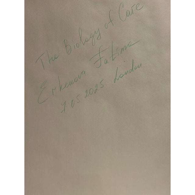 Original "The Biology of Care" by Fatima Erkenova Acrylic on Paper 2025 Coa Uk For Sale - Image 11 of 13