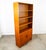 1960s Mid Century Danish Modern Credenza Bookshelf Cabinet Teak Shelves Cabinet Doors For Sale - Image 4 of 12