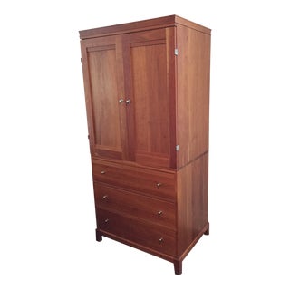 Crate & Barrel Cabot Armoire For Sale