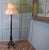 Vintage Black Chinoiserie Lacquer Decorated Standard Lamp, 1930 For Sale - Image 3 of 10