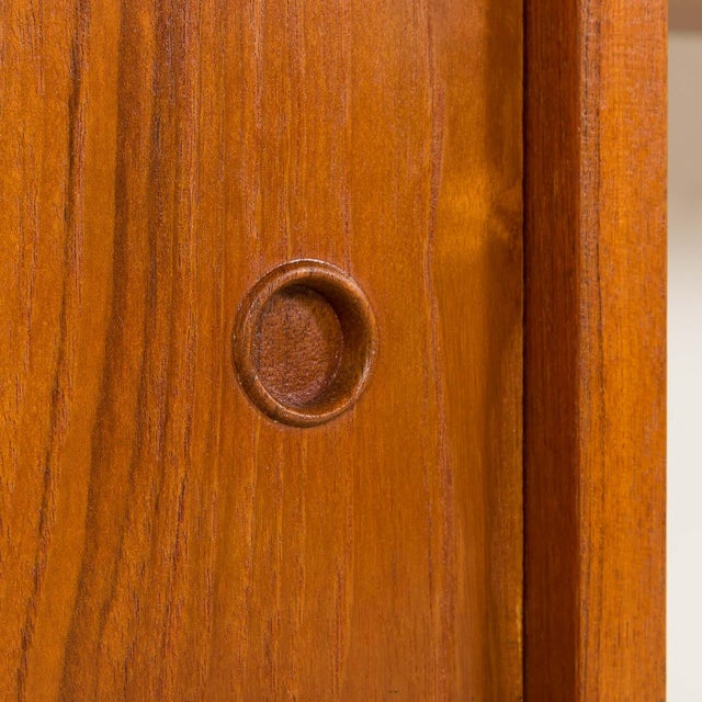 P.S. System 2 Bay Teak Wall Unit from Preben Sorensen, 1960s For Sale - Image 14 of 16