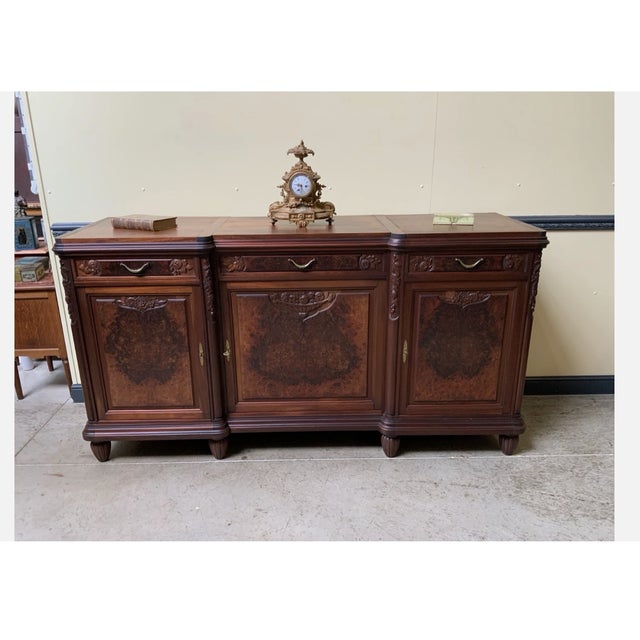 Wood Vintage Art Deco Credenza, 1930 For Sale - Image 7 of 10