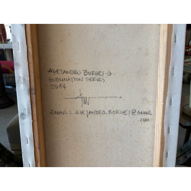 Black Black and White Abstract by Alejandro Borges For Sale - Image 8 of 12