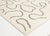 Contemporary Ribbon Design White Handmade Wool Rug by Doris Leslie Blau For Sale In New York - Image 6 of 7