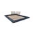Ligne Roset Blue-Grey Double Bed by Peter Maly for Ligne Roset For Sale - Image 4 of 14