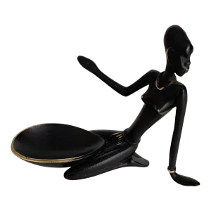 1950s Seated African Lady by Richard Rohac