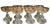 St. Louis Crystal 1920s Saint Louis Gilded French Crystal Cluny Pattern Champagne Coupes - Set of 7 For Sale - Image 4 of 5