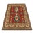 Kazak Rug 4'2'' X 5'10'' Red Wool Tribal Hand-Knotted Oriental Carpet For Sale