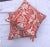 Persimmon Coral and White Tropical Fish Pattern Outdoor Pillow Cover For Sale - Image 8 of 9