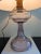 Mid 20th Century Purple Glass Table Lamp For Sale - Image 4 of 7